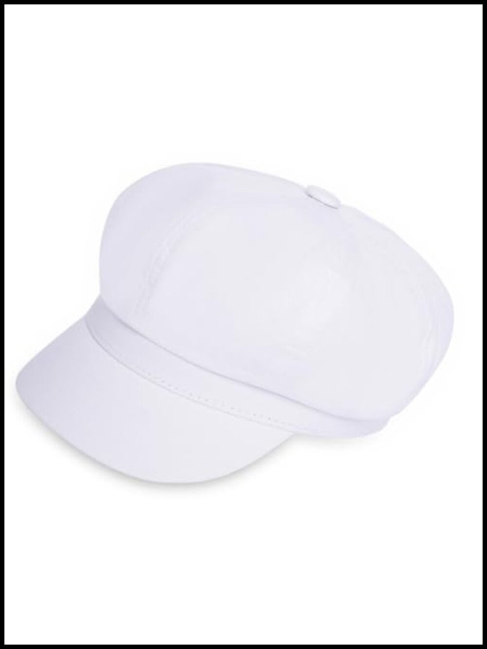8-Panel Newsboy Cabbie Hat Adjustable Cotton Cap for Women